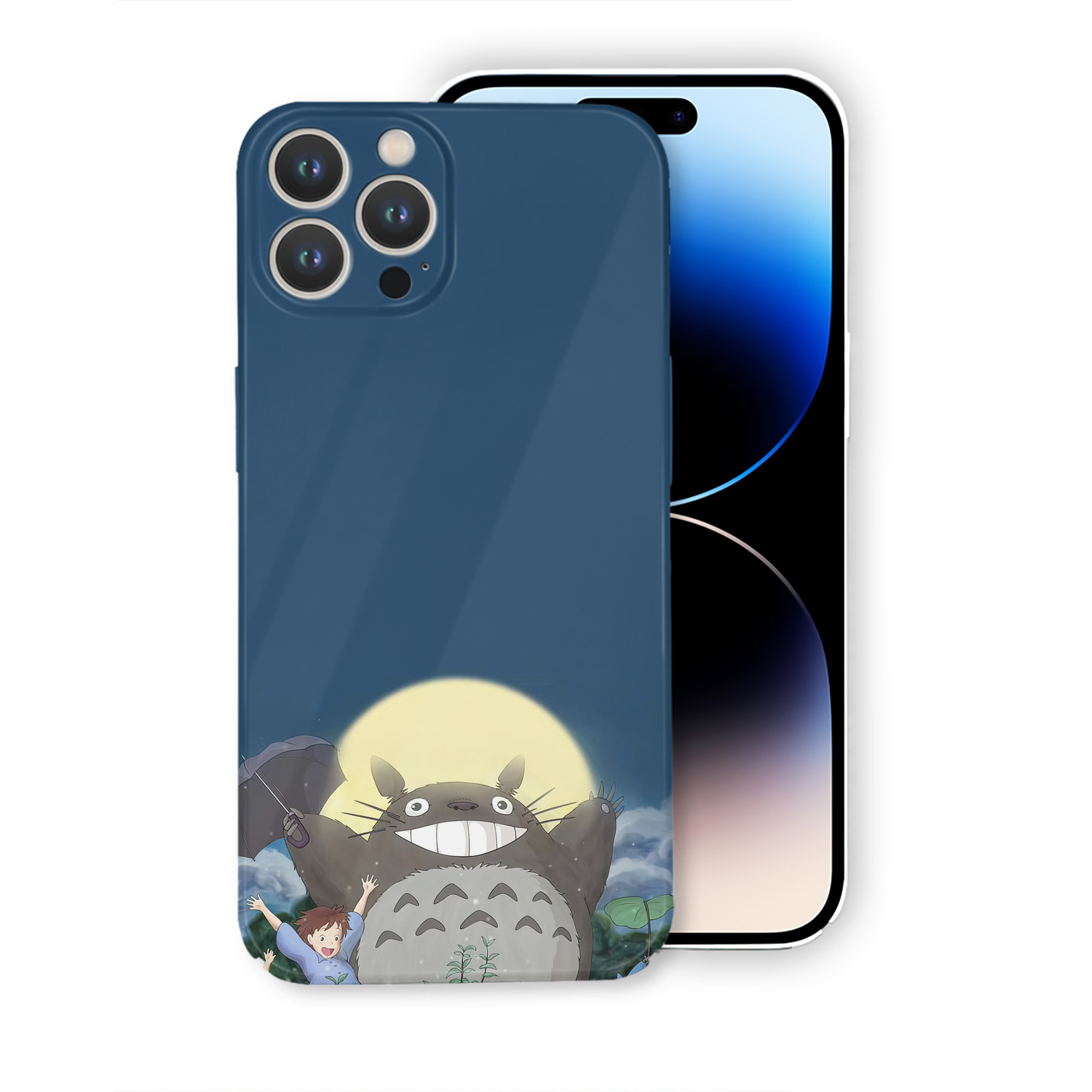 （画像用） となりのトトロ 草壁メイ 草壁サツキ My Neighbor Totoro Satsuki Kusakabe Mei Kusakabe 【iPhone 14シリーズ対応】ハードケース